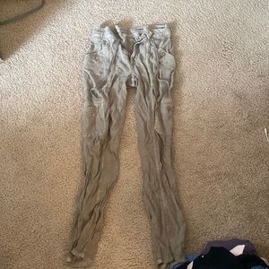 American Eagle, olive green, cargo pant